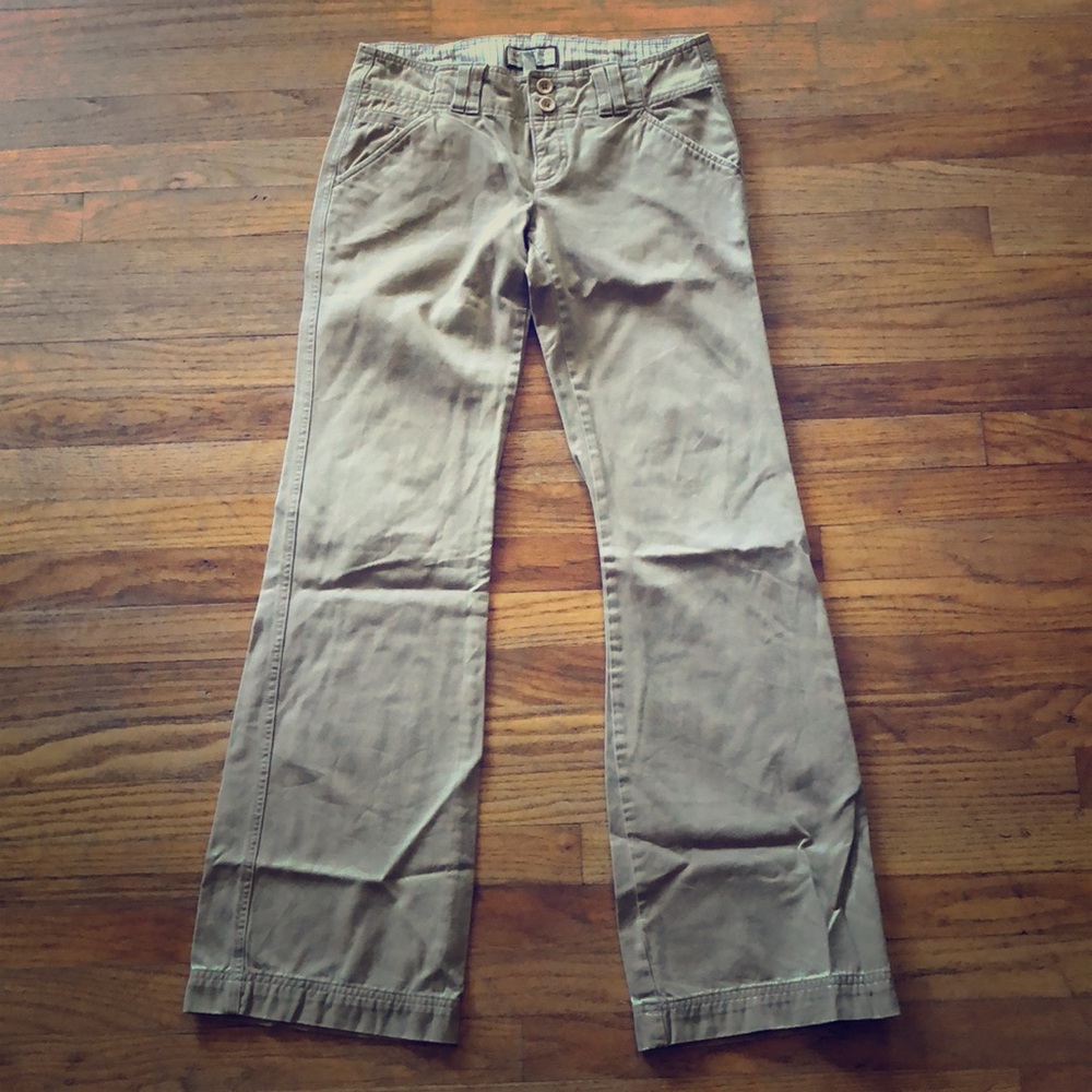 Abercrombie and Fitch size 2 Long Khakis